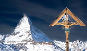 Matterhorn med Jesus